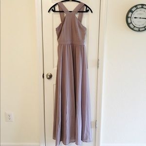 Lulu’s Taupe Bridesmaid Dress